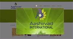 Desktop Screenshot of aashirvadinternational.com